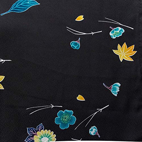 KYOETSU Women's Japanese Awase Kimono Washable Komon 278 (Large, 25-Bc)