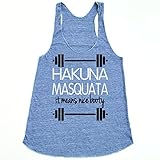 She Squats Clothing Hakuna Masquata Triblend Workout Tank