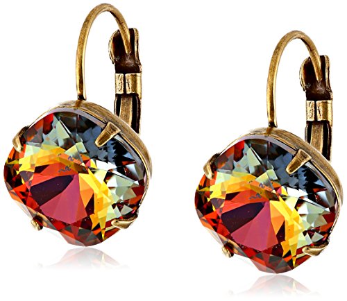 Sorrelli "volcano" single drop crystal earrings