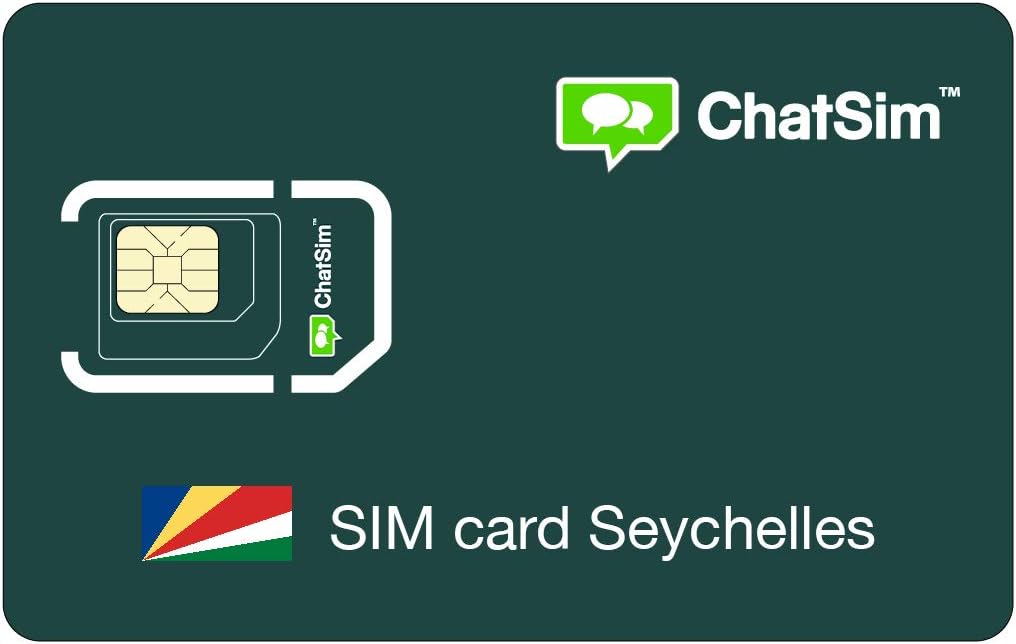 International SIM Card for travelling in SEYCHELLES and all over the world – ChatSim – coverage in 165 countries, global roaming – multi-operator GSM/2G/3G/4G network, no fixed costs