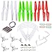 XiaoPengYo Spare Parts Propeller Blade Protecting Frame Motor Base Screws LED Cover Landing Skids Compatible for Syma X5 X5C X5C-1 Quadcopter