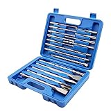 REETAI-FOUR 17 PCS SDS Plus Rotary Hammer Drill
