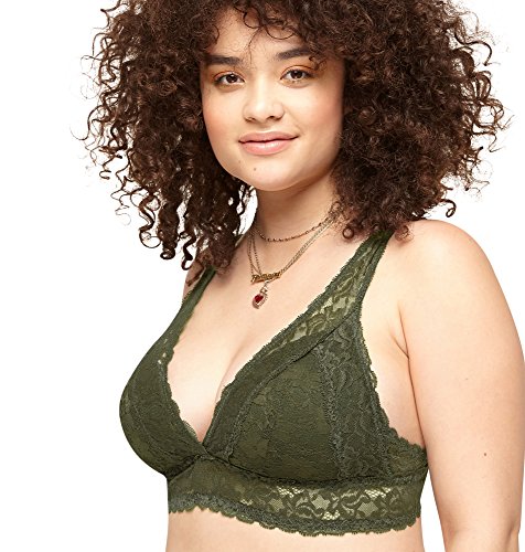 LORALETTE Women's Olive Lace Bralette