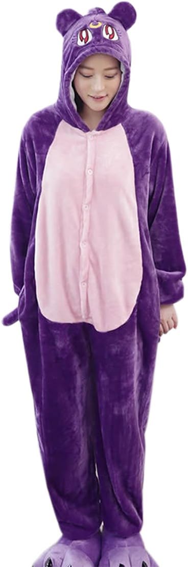 Unisex Adult Pajamas - Plush One Piece Cosplay Sailor Moon Animal Costume