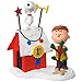 Hallmark Keepsake 2017 PEANUTS Charlie Brown and Snoopy Decked-Out Doghouse Sound Christmas Ornament With Light