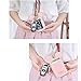 Women's Travel Neck Pouch,Cute PU Leather Coin Wallet Zipper Hanging Rope Purse Passports Card Bag