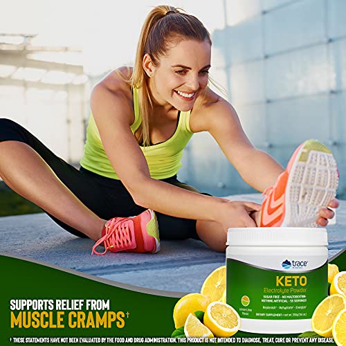 Trace Minerals, Keto Electrolyte Powder, Lemon Lime, Sugar Free