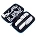 Zepthus Universal Carrying Travel Case Travel Electronics Organizer For USB Cable, Flash Drive, Headphone (Blue)