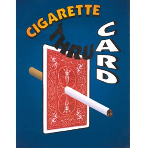Cigarette à travers la carte - Magic Trick