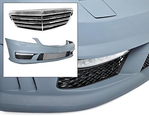 MB W221 07-13 S-Class AMG Stye Front Bumper Cover Fog DRL Grille No PDC Sensor