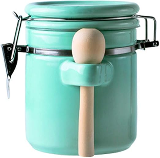 green tea and coffee canisters