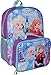 Group Ruz Frozen Anna, Elsa 16 Backpack with Detachable Matching Lunch Box