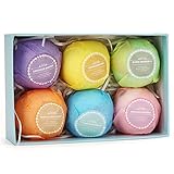 Bath Bombs Gift Set, IWOTOU Ultra Large Bath Bomb Kit All Natural Essential Oil Lush Spa Floating Fizzies Organic Shea/Cocoa Soothe Dry Skin, Best Gift Ideas for Kids, Women, Must-have Bath Products,