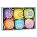 Bath Bombs Gift Set, IWOTOU Ultra Large Bath Bomb Kit All Natural Essential Oil Lush Spa Floating Fizzies Organic Shea/Cocoa Soothe Dry Skin, Best Gift Ideas for Kids, Women, Must-have Bath Products,