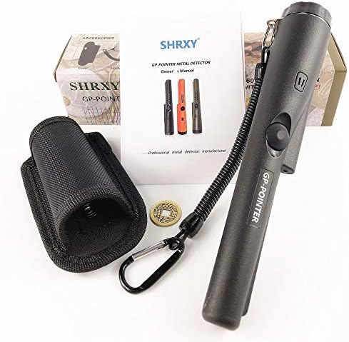 Hand Held Metal Detector Portable Gold Detector Pointer Black Gold Detector Finder Static Detection with Bracelet
