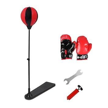 Akrobo Boxing Ball Children Vertical Combination Toys with Anti-Slip Foot Plate FE