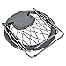 Giantex Folding Bunjo Bungee Chair Outdoor Camping Gaming Hiking Garden Patio Round Web Portable Steel Bungee Dish Chairs for Adults Kids, Gray
