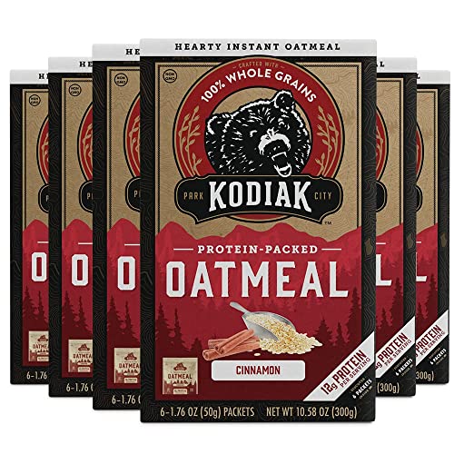 Kodiak Cakes Instant Oatmeal Packets High Protein 100 Whole Grains