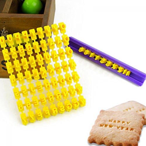 Ligntean Mini Stamp Cookie Mould Mold Biscuit Cutter Alphabet Shape