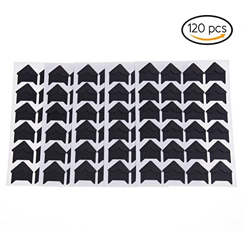 120 Pcs/5 Sheet Self Adhesive Paper Compatible Photo Foto Corner Stickers For Scrapbooking Personal Journal & Diary