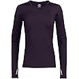 Hot Chillys Women's Micro-Elite Chamois Crewneck Top Midweight Body Fit Base Layer (Can Packaging)