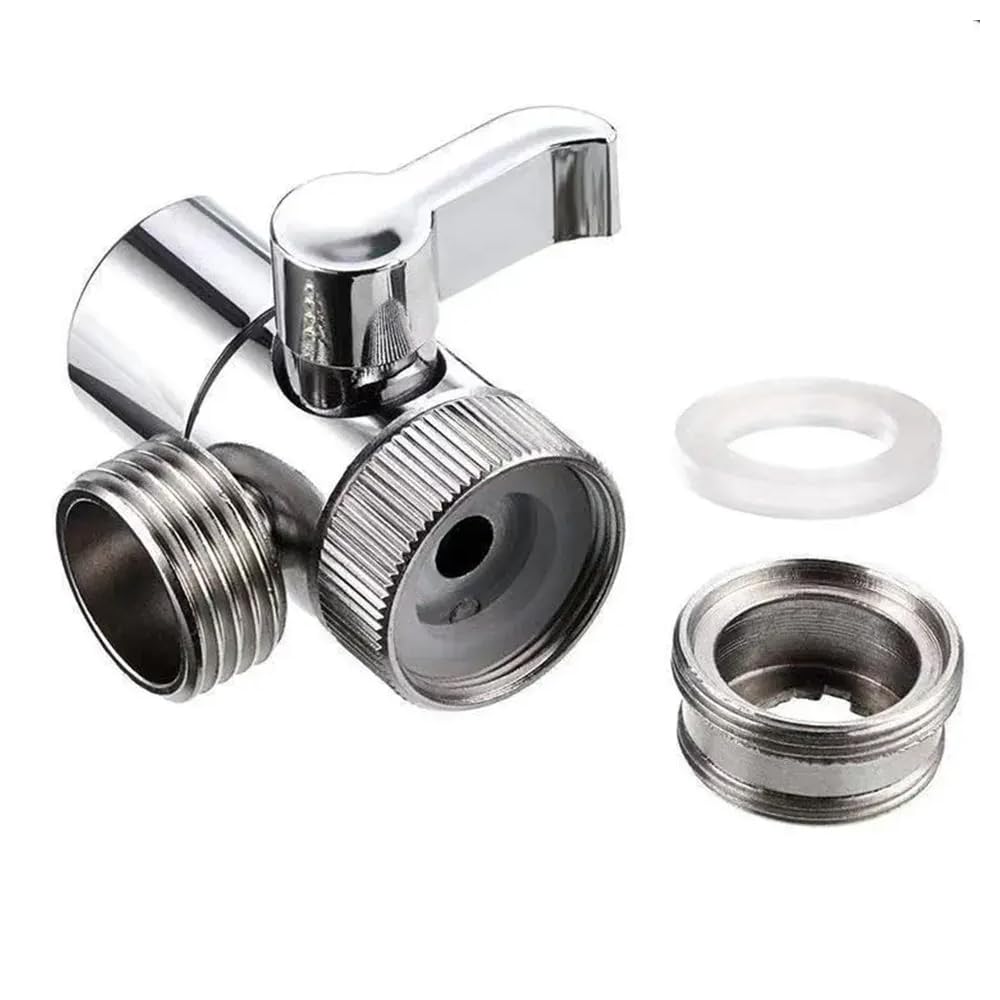 PAROAD Stainless Steel 3 Way Diverter Valve M22 x M24 Thread