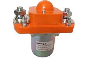 JWDAWN ZJ400D 72V 400A DC Contactor 72 Volt 400 Amp NO Solenoid Switch Relay for Electric Forklift Vehicle Material Handling 