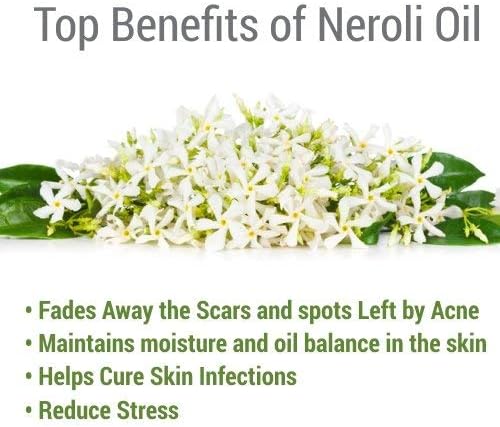Neroli Essential Oil 100% Pure & Natural - Undiluted Uncut Cold Pressed Aromatherapy Premium Oil - Therapeutic Grade - 50 ML - Image 5