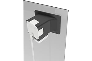 Teccle Angled Window Mount Compatible with Wyze Cam v4 Cam V3, 20 Degrees Tilt ( Up/Down/Left/Right ), Through Window Use Cam v3 v4 , Helps You Watch Front Yard and Driveway ( black/Pack of 1)