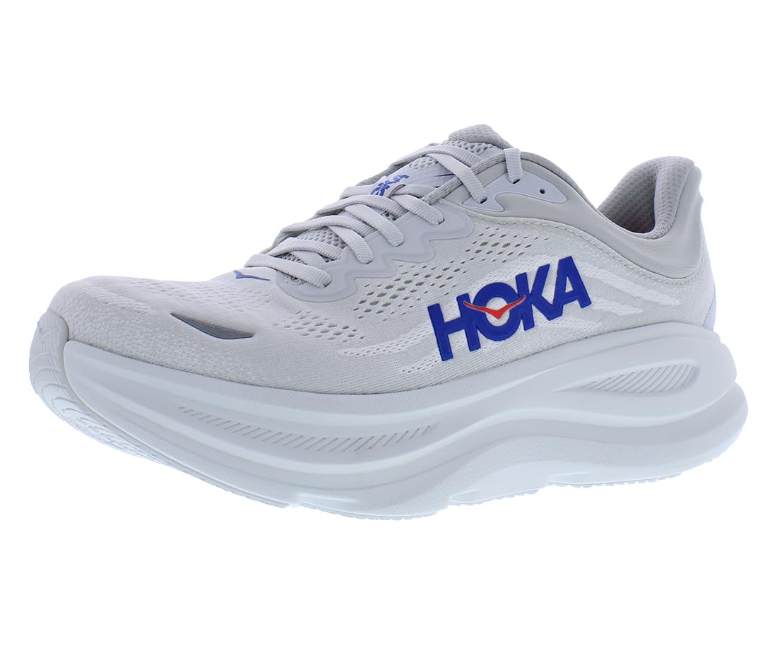 Hoka, Men, Bondi 9, Cosmic Grey/Ultramarine, 7.5, Medium Image