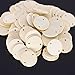 Supla 120 PCS Unfinished Wood Discs Coins Circles with Holes - DIY Family Birthday - Birthday Board Tags - 1.5