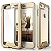 Zizo ION Series Compatible with iPhone 6S Plus Case Military Grade Drop Tested with Tempered Glass Screen Protector iPhone 6 Plus Case Gold Clear