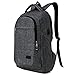 MarsBro Laptop Backpack, Business Travel College Backpack Anti Theft Water Resistant 15.6 Inch Bag for Women Men Grey