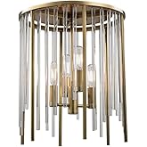 Hudson Valley Lighting Lewis - Four Light Flush Mount - 13 Inches Wide by 15.5 Inches High-Aged Brass Finish