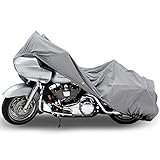 Motorcycle Bike 4 Layer Storage Cover Heavy Duty For Harley Davidson Dyna Glide Wide Glide FXDWG