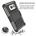 Samsung Galaxy S7 Case,TILL [Knight Armor] Heavy Duty Full-Body Rugged Holster Resilient Armor Case [Belt Swivel Clip][Kickstand] Combo Cover Shell for Samsung Galaxy S7 S VII G930 GS7 [Gray]