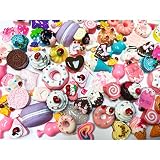 DIYJewelryDepot Brand: 50 pcs Large Size Food Sweets, Ice Cream, Cupcake, Cakes, Cookies, Macroons, Resin Cabochons
