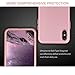 VANSIN iPhone X Case, iPhone 10 Case, 360 Full Body Protection Hard Slim Case Coated Non Slip Matte Surface with Tempered Glass Screen Protector for Apple iPhone X (2017) - Rose Gold