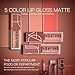 DRMODE Matte Liquid Lipstick Set 5 Colors Long Lasting Waterproof Velvet Lip Gloss Liquid Lipstick Set Beauty Makeup Cosmetic