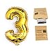 Helium Foil Digital balloons ,birthday holidays weddin party supply Golden 40