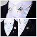 Fashion Clothing Men'S Suits Cross Brooch Pin Collar Pin Diamond Lapel Collar Blouse Beautiful Flower Corsage