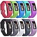 SKYLET Compatible with Garmin Vivofit Bands, Colorful Silicone Replacement Band Compatible with Garmin Vivofit 1 Wristband with Metal Buckle (No Tracker)