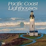Pacific Coast Lighthouses 2020 12 x 12 Inch Monthly Square Wall Calendar, USA United States of America West Coast Scenic Nature