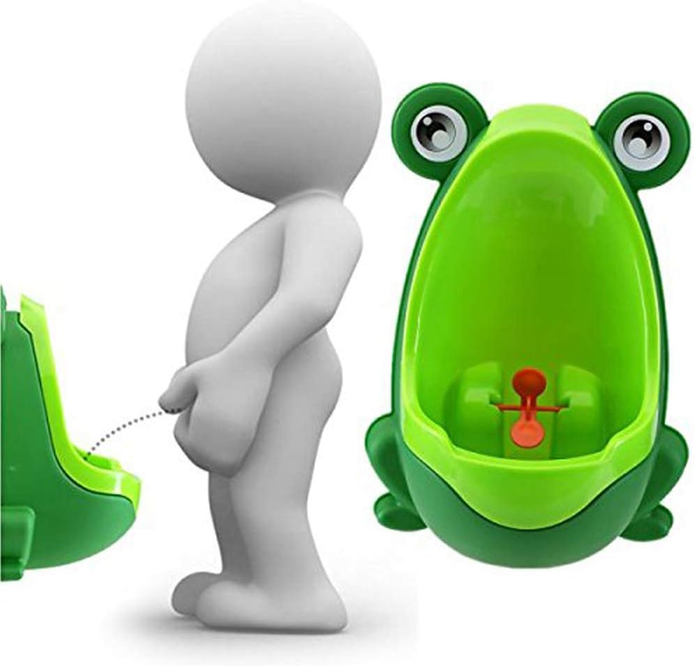 LorcooFrong Baby Urinal, Children Froggy Potty Toilet for Boys Pee Trainer Bathroom, Green