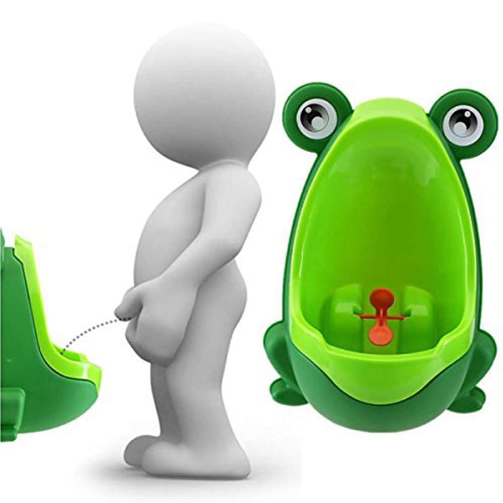 LorcooFrong Baby Urinal, Children Froggy Potty Toilet for Boys Pee Trainer Bathroom, Green