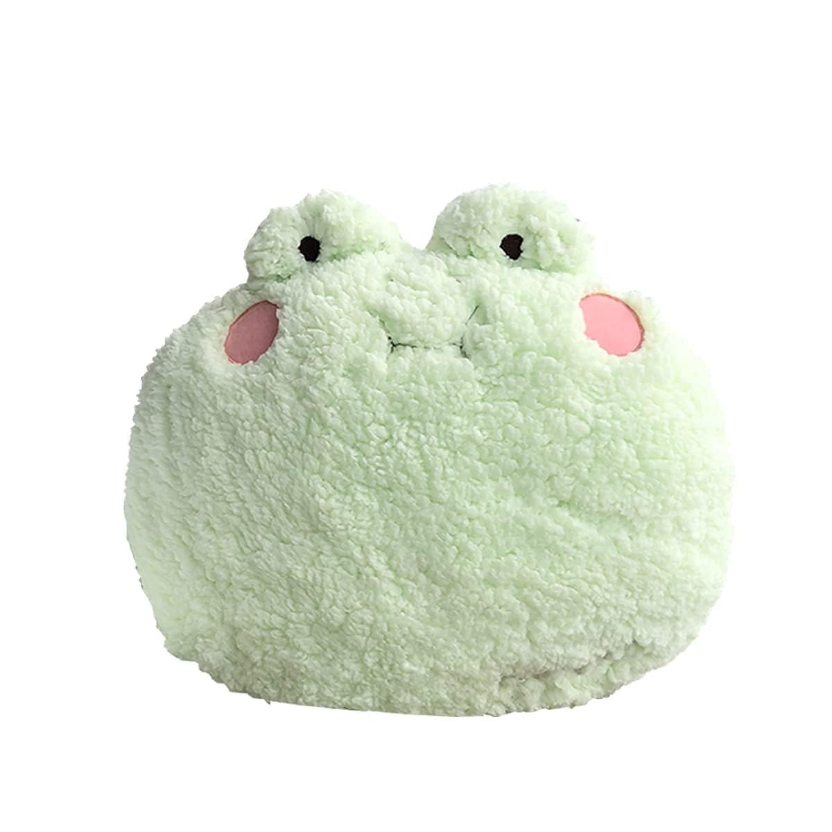 Photo 1 of DXDE4U Frog Plush Pillow, Adorable Frog Stuffed Animal (15 * 14 inch), Home Cushion Decoration Plush Hugging Pillow Frog Toy Birthday Xmas Travel Gift for Kids Adults Girls Boys