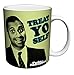 Parks and Recreation Tom Haverford Treat Yo Self Workplace Comedy TV Television Show Ceramic Gift Coffee (Tea, Cocoa) Mug, 11 Ounce