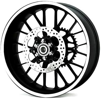 Motorcycle Scooter Moped ATV Quad Bike Car Van White Wheel tyre Alloy Rim Sticker Decal Strip 7mm x 600cm for All Rims