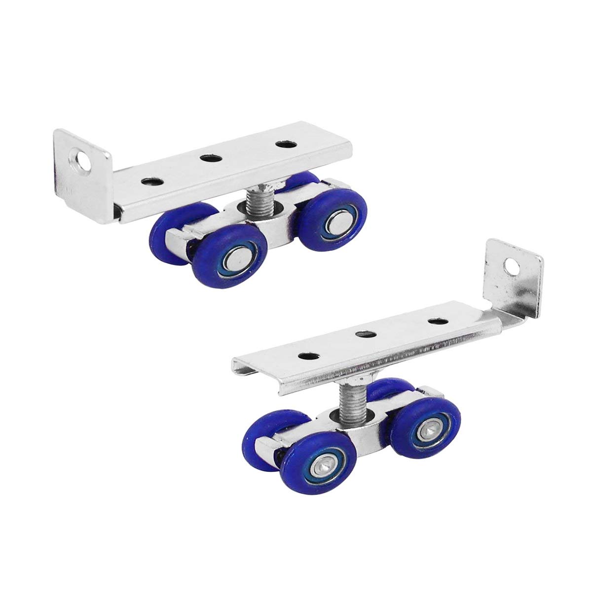 Amazon Com Comok 4 Wheel Metal Hanging Sliding Wardrobe Closet