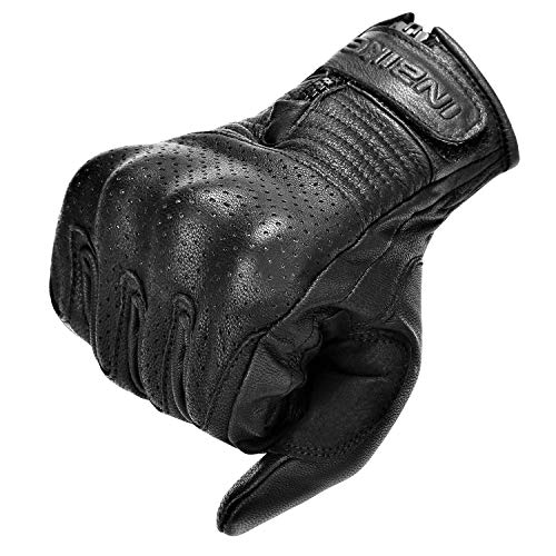 image for INBIKE Motorcycle Genuine Leather Gloves Men's Protective Motorbike Gl